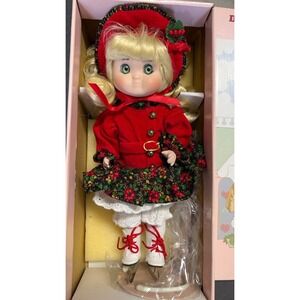 Goebel Dolly Dingle Dolls Bette Ball Porcelain Doll Red Outfit w/ Box